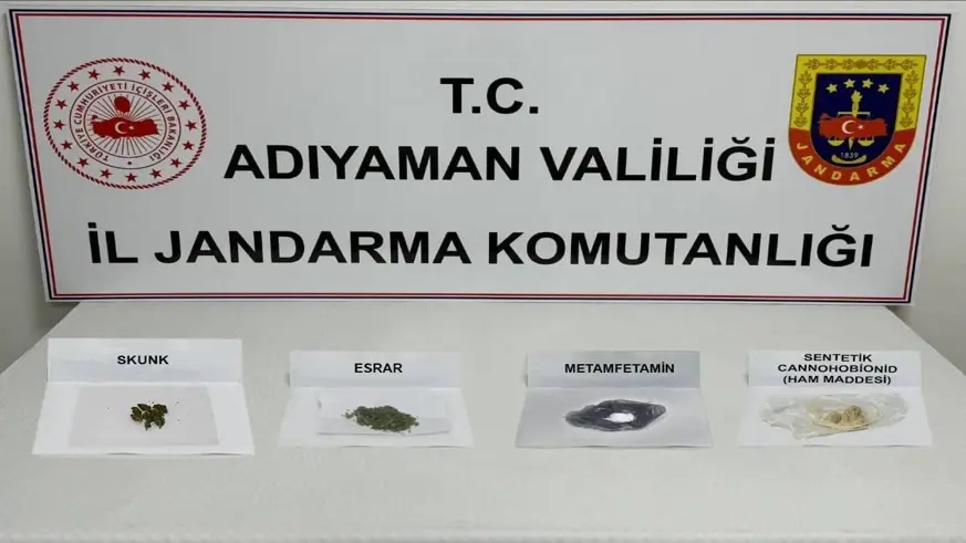 Adıyaman’da, 18 kişiye uyuşturucudan işlem yapıldı