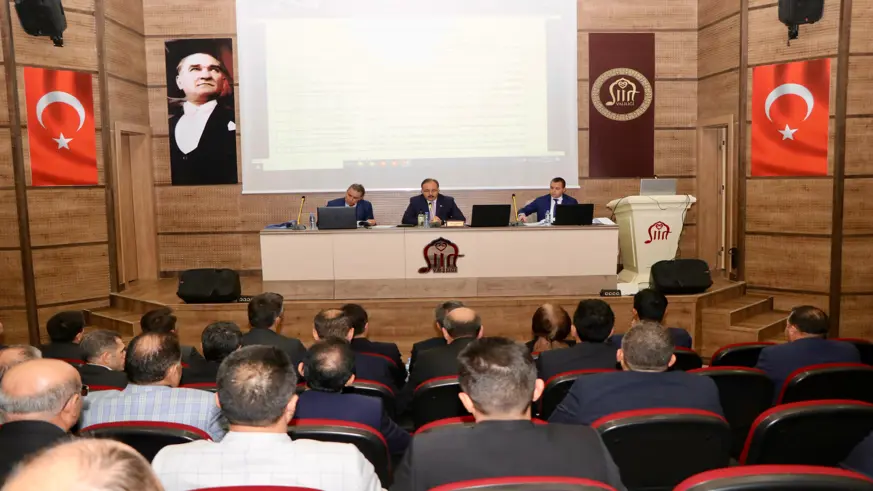 Siirt'te İl Koordinasyon Toplantısı yapıldı