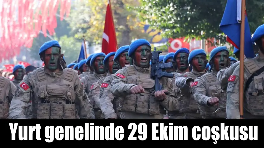 Yurt genelinde 29 Ekim coşkusu