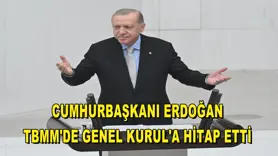 Cumhurbaşkanı Erdoğan, TBMM'de Genel Kurul'a hitap etti