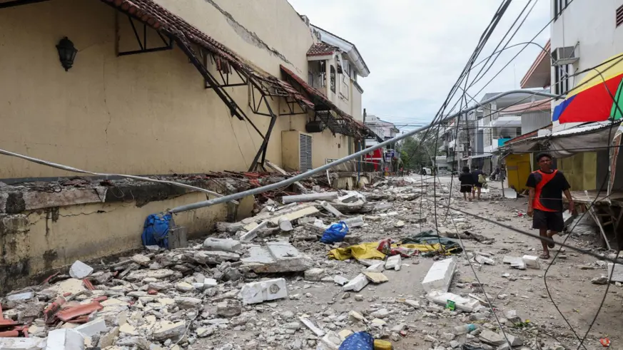 Filipinler'de 6,9 büyüklüğünde deprem