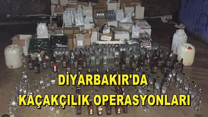 Diyarbakır'da kaçakçılık operasyonları