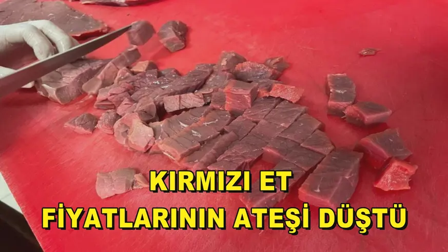 Kırmızı et fiyatlarının ateşi düştü