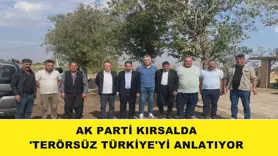 AK PARTİ KIRSALDA 'TERÖRSÜZ TÜRKİYE'Yİ ANLATIYOR 