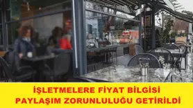 İşletmelere fiyat bilgisi paylaşım zorunluluğu getirildi
