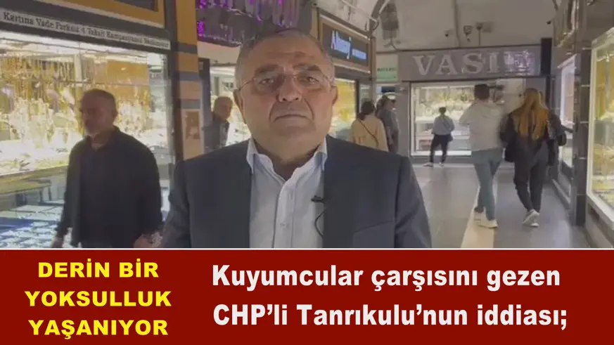 DERİN BİR YOKSULLUK YAŞANIYOR