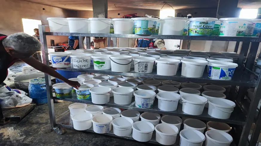 Şanlıurfa'da tüketime uygun olmayan 1 ton süt imha edildi