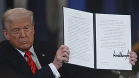 Trump deklarasyonu 4 liderin imzasıyla yayımlandı