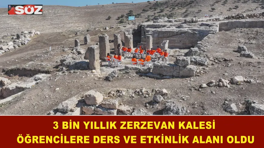 3 bin yıllık Zerzevan Kalesi öğrencilere ders ve etkinlik alanı oldu