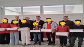 300 öğrenciye ayakkabı dağıtıldı