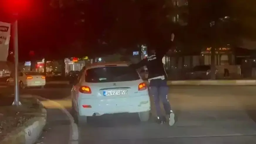 İmdadına polis yetişti!