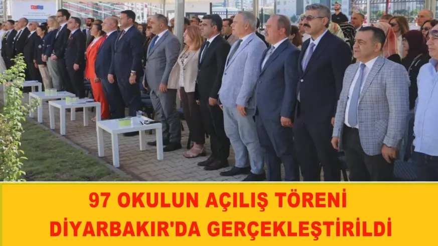 97 okulun açılış töreni Diyarbakır'da gerçekleştirildi