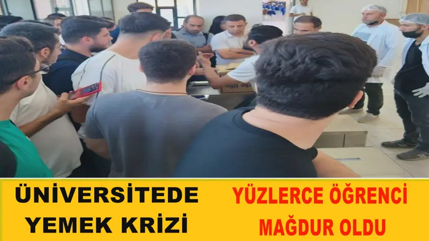 Üniversitede Yemek krizi