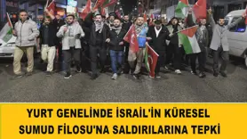 Yurt genelinde İsrail'in Küresel Sumud Filosu'na saldırılarına tepki
