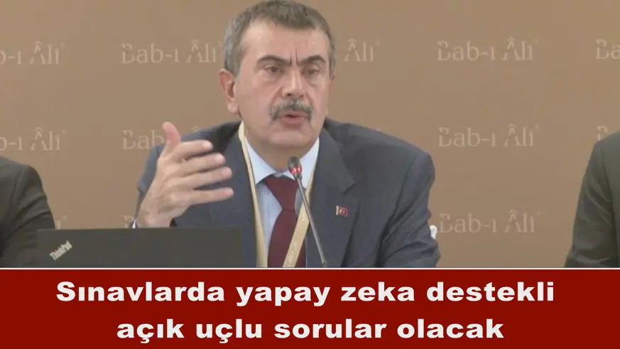 Sınavlarda yapay zeka destekli açık uçlu sorular olacak