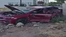 Araçlar hurdaya döndü