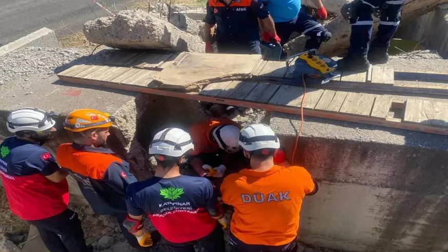 Diyarbakır’da gerçeği aratmayan deprem tatbikatı