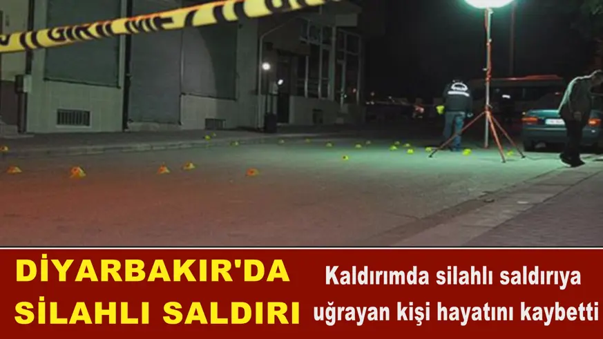 Diyarbakır'da silahlı saldırı