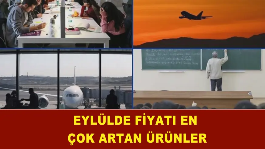 Eylülde fiyatı en çok artan ürünler