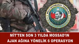 MİT'ten son 3 yılda Mossad'ın ajan ağına yönelik 6 operasyon