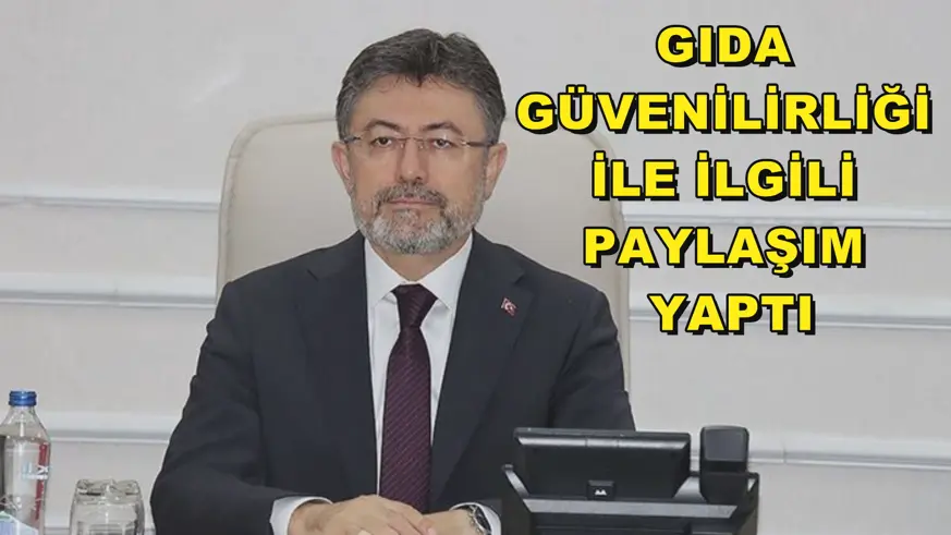 Gıda güvenilirliği ile ilgili paylaşım yaptı