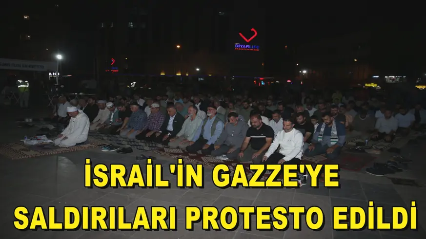 İsrail'in Gazze'ye saldırıları protesto edildi
