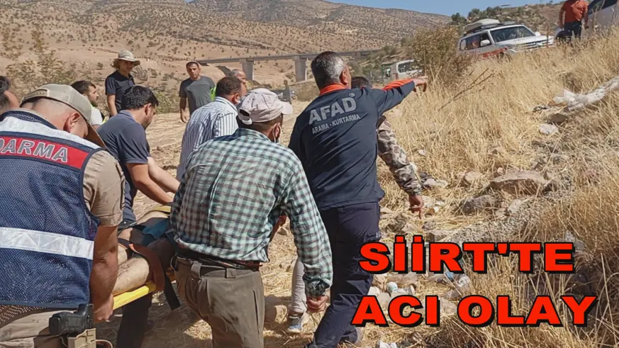 Siirt'te acı olay