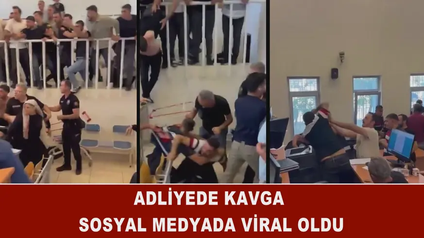 Adliyede kavga sosyal medyada viral oldu