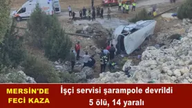 Mersin'de feci kaza