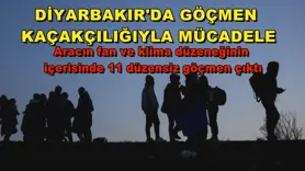 Diyarbakır'da Göçmen Kaçakçılığıyla Mücadele
