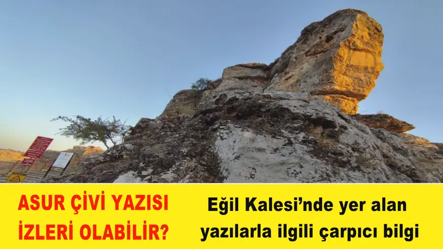 Asur çivi yazısı İzleri olabilir?