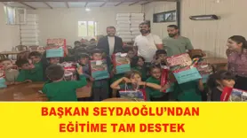 Başkan Seydaoğlu’ndan eğitime tam destek