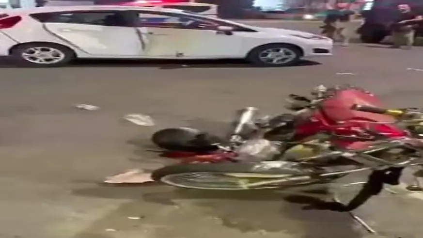 Diyarbakır’da motosiklet ile otomobil çarpıştı