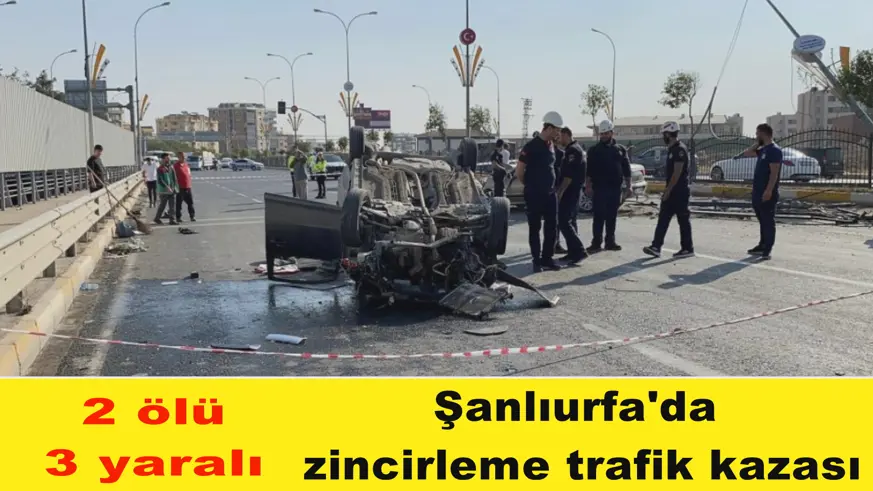 Şanlıurfa'da  zincirleme trafik kazası