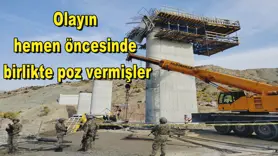 Olayın hemen öncesinde  birlikte poz vermişler