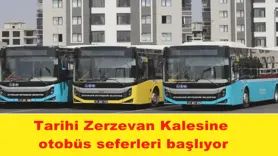 Tarihi Zerzevan Kalesine  otobüs seferleri başlıyor