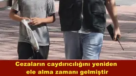 Cezaların caydırıcılığını yeniden  ele alma zamanı gelmiştir