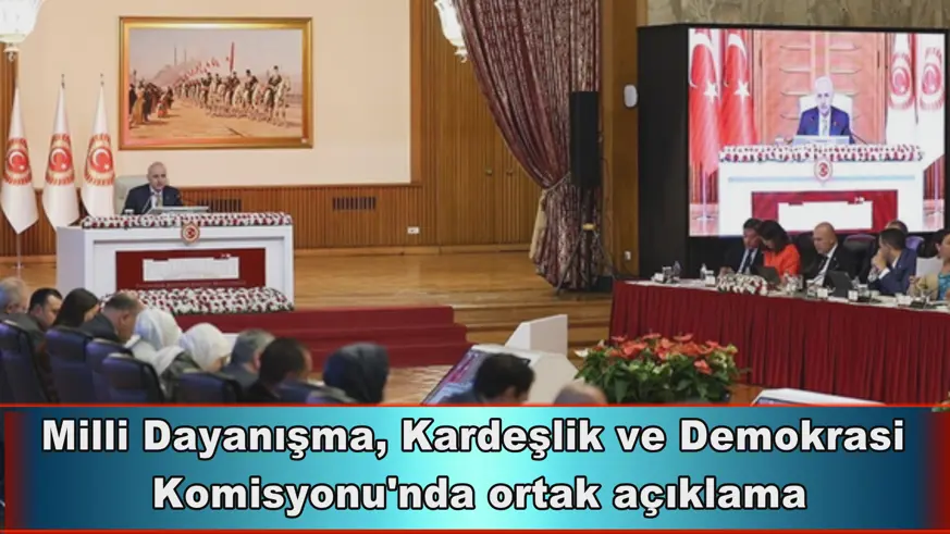 Komisyondan ortak açıklama