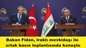 Bakan Fidan, Iraklı mevkidaşı ile  ortak basın toplantısında konuştu