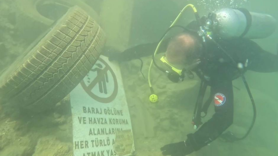 Baraj dibini temizlerken neye uğradıklarını şaşırdılar