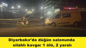 Düğün salonunda  silahlı kavga