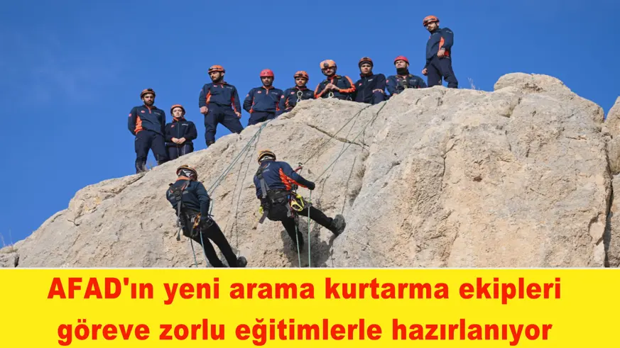 Göreve zorlu eğitimlerle hazırlanıyorlar