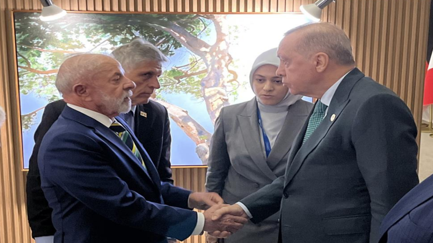 Erdoğan, Brezilya Devlet Başkanı Silva ile görüştü