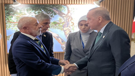 Erdoğan, Brezilya Devlet Başkanı Silva ile görüştü