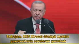Erdoğan, gazetecilerin sorularını yanıtladı