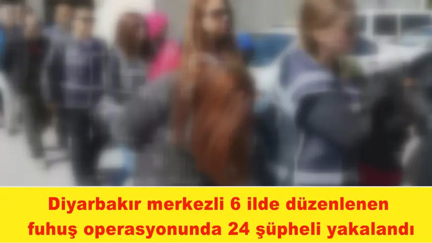 6 ilde düzenlenen  fuhuş operasyonunda 24 şüpheli yakalandı