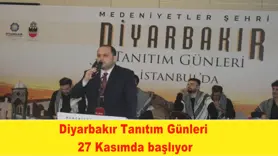 Diyarbakır Tanıtım Günleri  27 Kasımda başlıyor