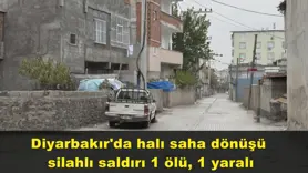 Diyarbakır'da halı saha dönüşü  silahlı saldırı