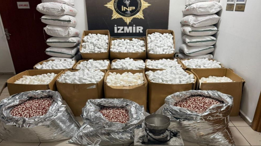 Rekor düzeyde uyuşturucu hap operasyonu