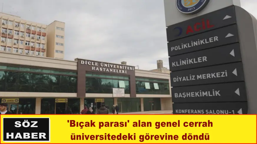 Üniversitedeki görevine döndü